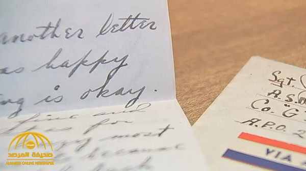 رسالة كتبها جندي أمريكي إلى أمه من ألمانيا بعد انتهاء الحرب العالمية الثانية تصل إلى أسرته بعد 76 عامًا