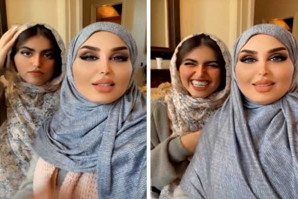 شاهد: مشهورة سناب "هند القحطاني" تفاجئ متابعيها بارتداء الحجاب مع ابنتها رؤى