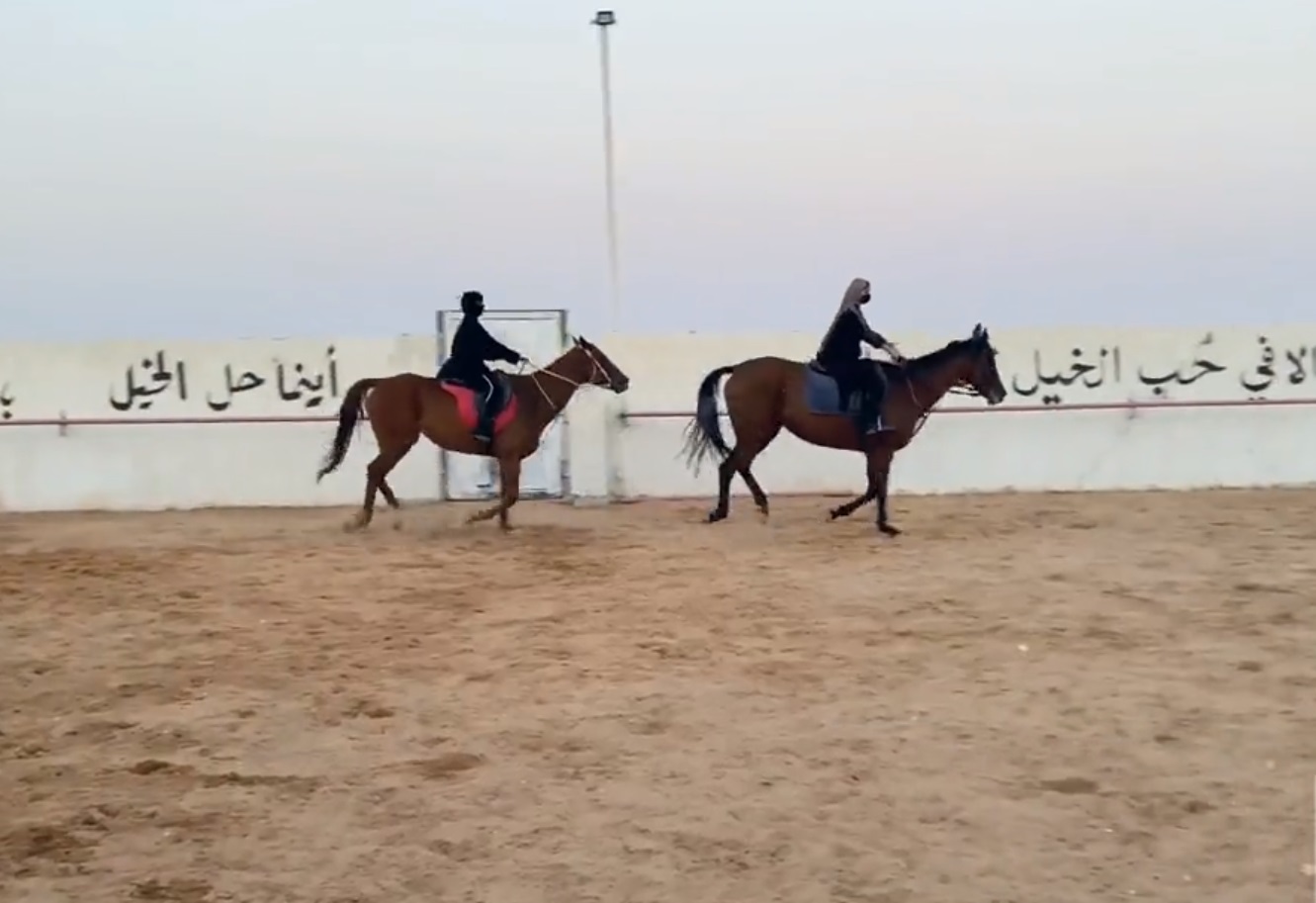 شاهد: سعوديات يروين تجربتهن في ممارسة رياضة ركوب الخيل بـ"حفر الباطن"